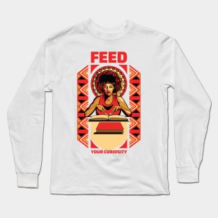 Feed Your Curiosity - Female Long Sleeve T-Shirt